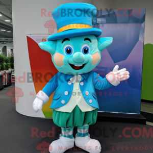Himmelblå Leprechaun Hat...