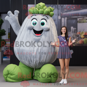 Sølv Broccoli maskot...