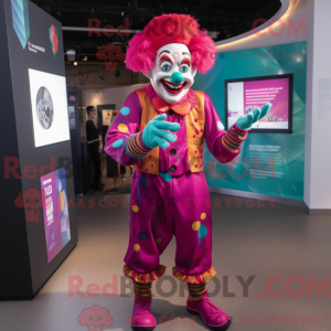 Magenta clown...