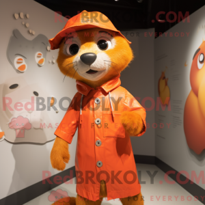 Costume mascotte de belette...