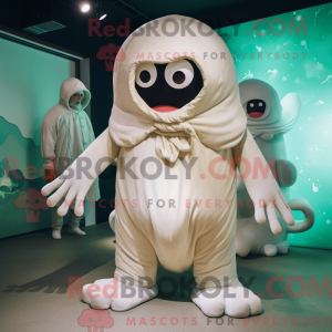 Cream Kraken mascot costume...