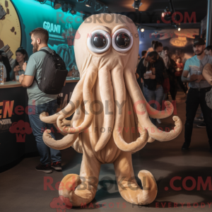 Creme Kraken maskot kostume...