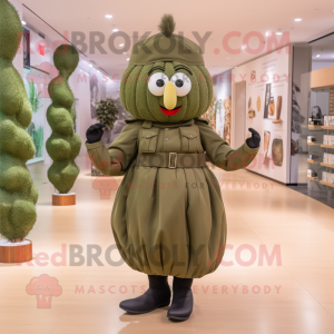 Olive Soldier maskot...