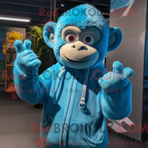 Sky Blue Monkey maskerad...