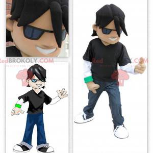 Mascote jovem rockstar rockstar - Redbrokoly.com