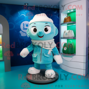 Sky Blue Irish Flag maskot...