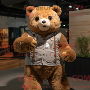 Disfraz de mascota Tan Bear...