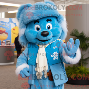 Disfraz de mascota Sky Blue...
