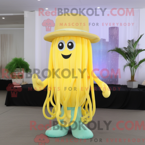 Citrongul vandmænd maskot...