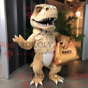 Costume de mascotte T Rex...