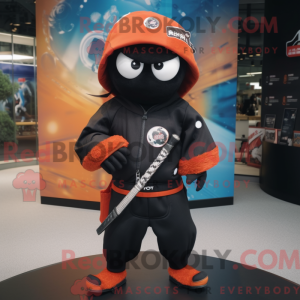 Ninja-Maskottchen-Kostüm...