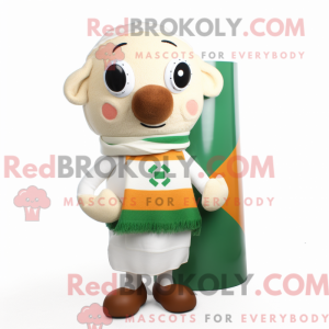 Cream Irish Flag...