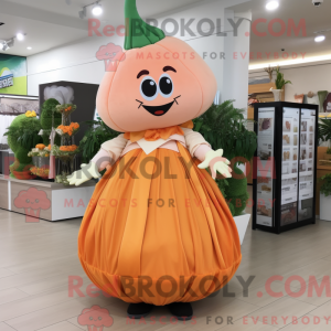 Peach Pumpkin maskot...