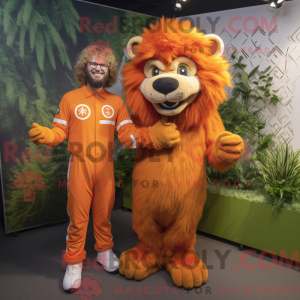 Costume mascotte de Lion...