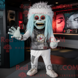 White Zombie mascot costume...