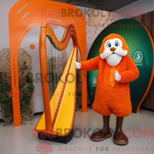 Orange Celtic Harpe...