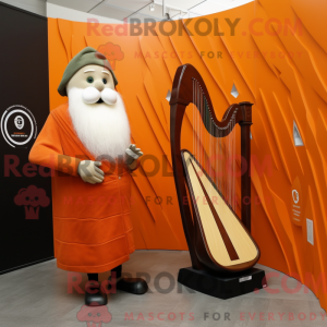 Orange Celtic Harpe...