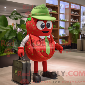 Olive Strawberry mascot...