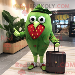 Oliven Jordbær maskot...