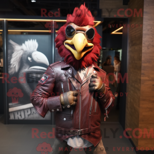 Maroon Roosters máscara de...