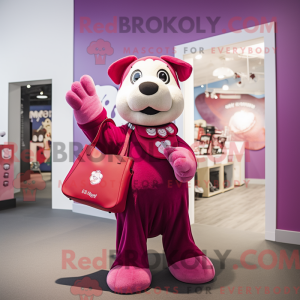 Postava maskota Magenta Dog...