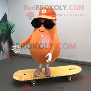 Máscara de skate Peach com...