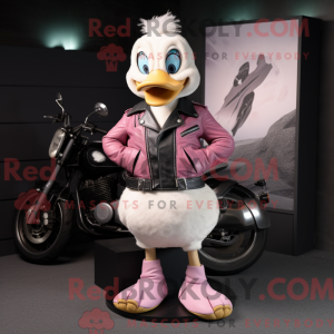 Pink Goose-maskotdraktfigur...