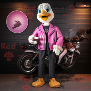 Pink Goose-maskotdraktfigur...