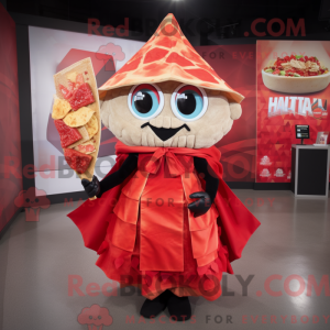 Rød Nachos maskot kostume...