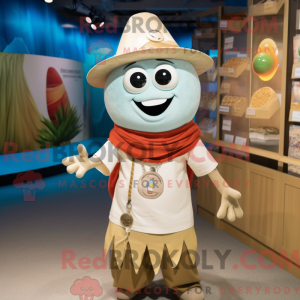 Beige Ceviche maskot...