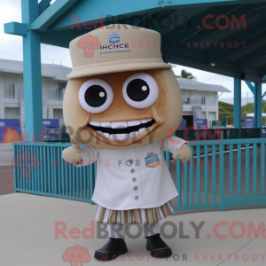 Beige Ceviche mascot...