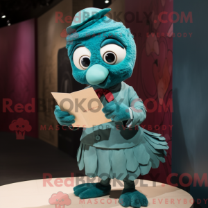 Teal Love Letter máscara de...
