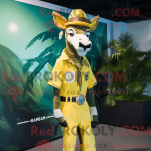 Costume de mascotte d okapi...