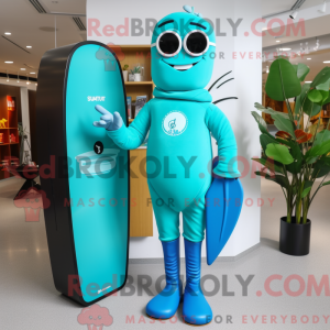 Disfraz de mascota Cyan...