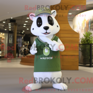 Oliven Hermelin maskot...
