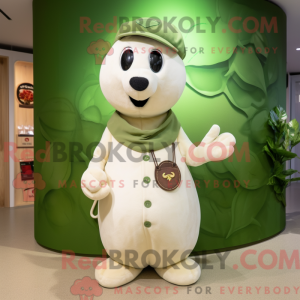 Oliven Hermelin maskot...