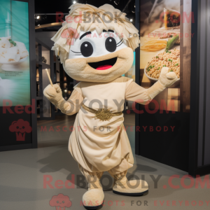 Beige Pad Thai mascot...