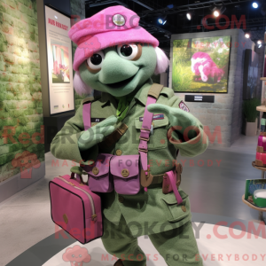 Disfraz de mascota Magenta...
