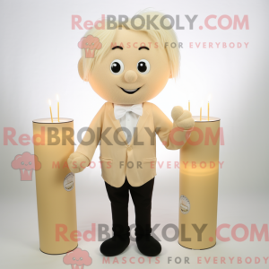Maskottchenkostüm Beige...