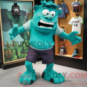 Blauwgroen Frankenstein...