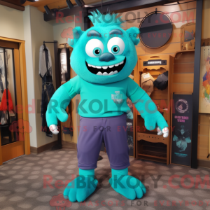 Blauwgroen Frankenstein...