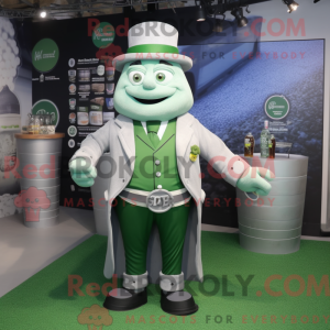 Grey Green Beer maskot...