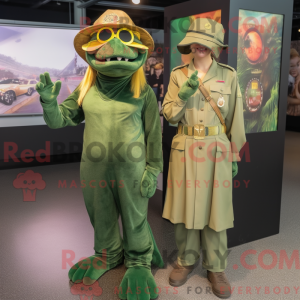 Gold Green Beret maskot...