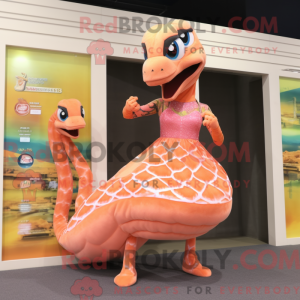 Maskottchenkostüm Peach...