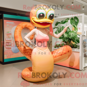Maskottchenkostüm Peach...