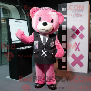 Maskottchenkostüm mit rosa...