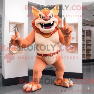 Peach Gargoyle maskot...