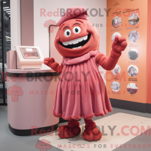 Rust Pink maskot kostume...