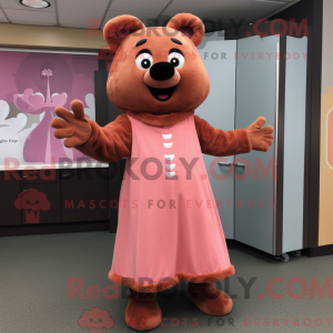 Rust Pink maskot kostume...