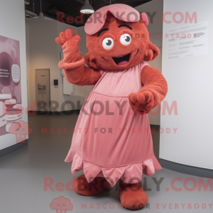 Rust Pink maskot kostume...